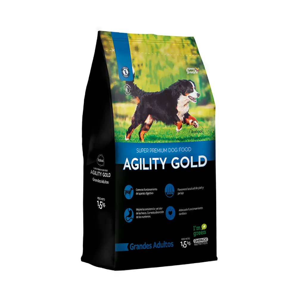 Comida Para Perro Agility Gold Grandes Adultos 1.5 kg a 15 kg