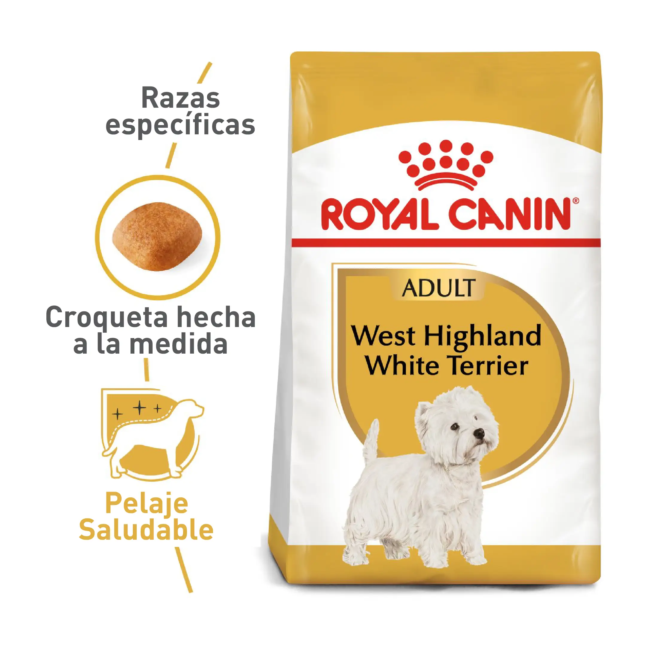 Comida Para Perro Royal Canin Bhn West Highland Terrier Adulto x 3 Kg