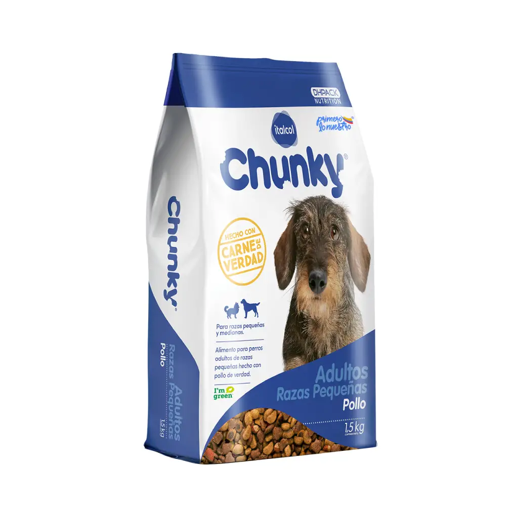 Comida Para Perro Chunky Adulto Razas Pequeñas
