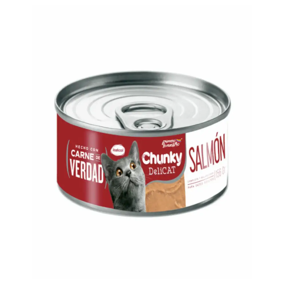 Comida Húmeda Chunky Delicat Salmon X 156 GR