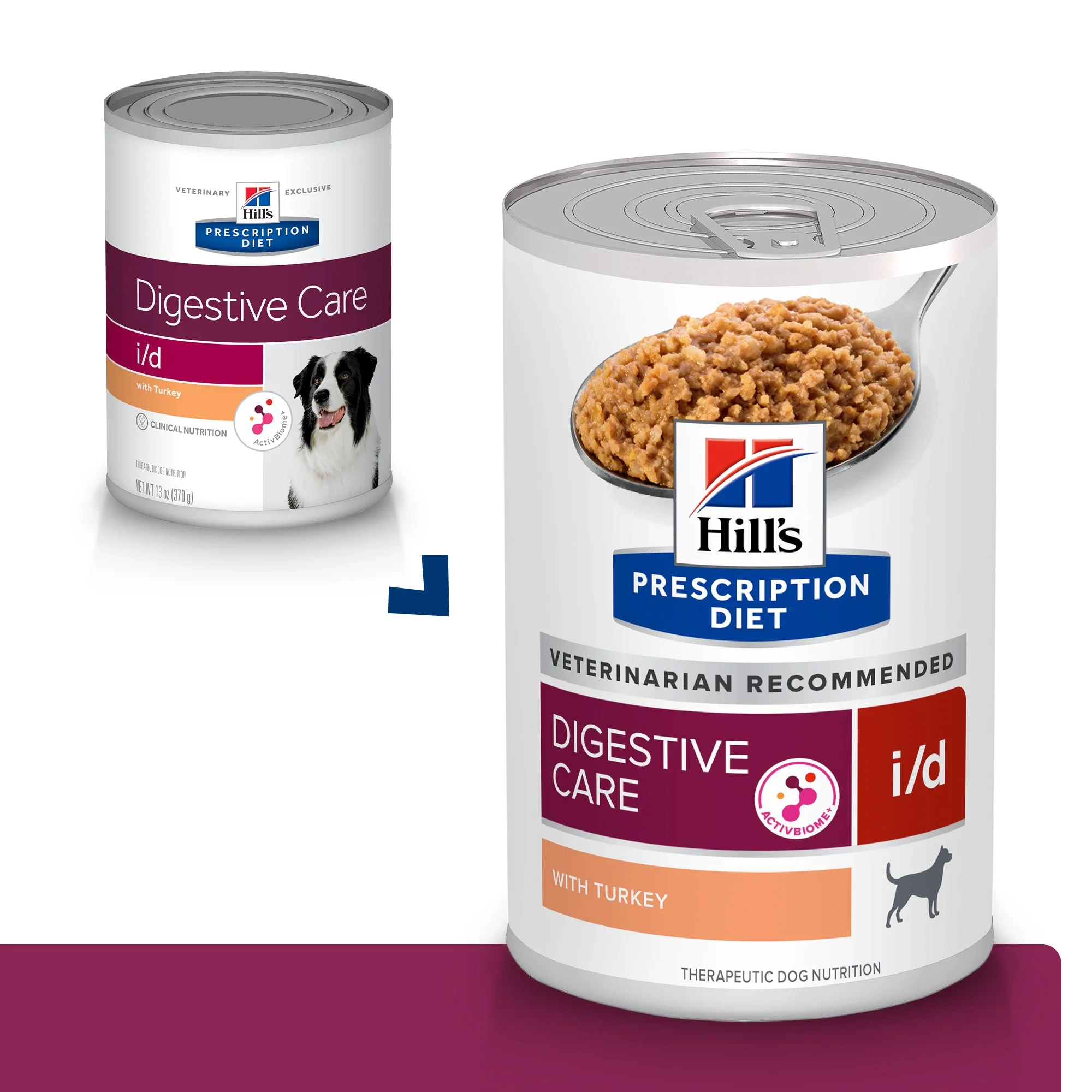 Hill's Prescription diet i/d, Cuidado Digestivo, alimento Húmedo con Pavo para perro 13 Oz (369g) - Image 2