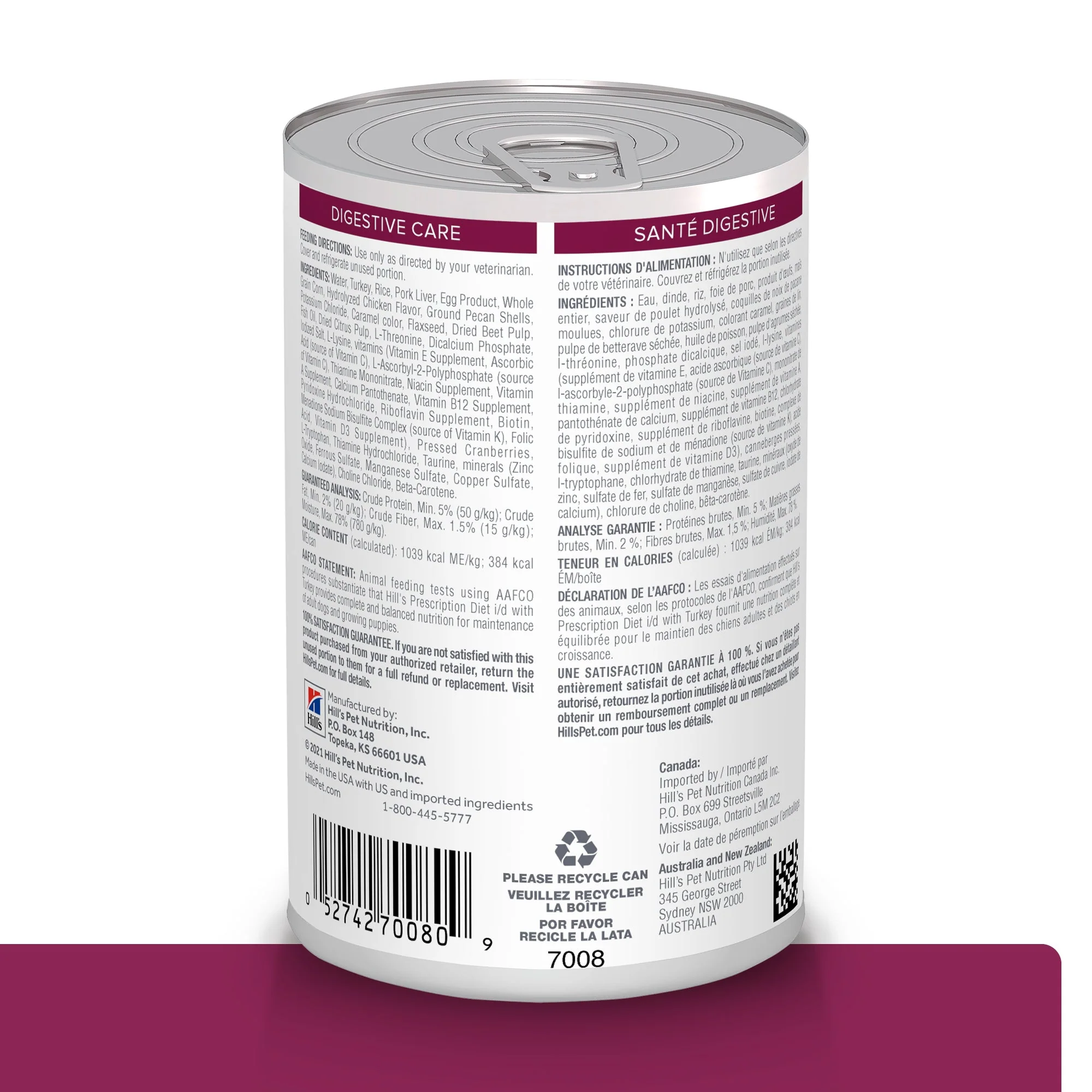 Hill's Prescription diet i/d, Cuidado Digestivo, alimento Húmedo con Pavo para perro 13 Oz (369g) - Image 3