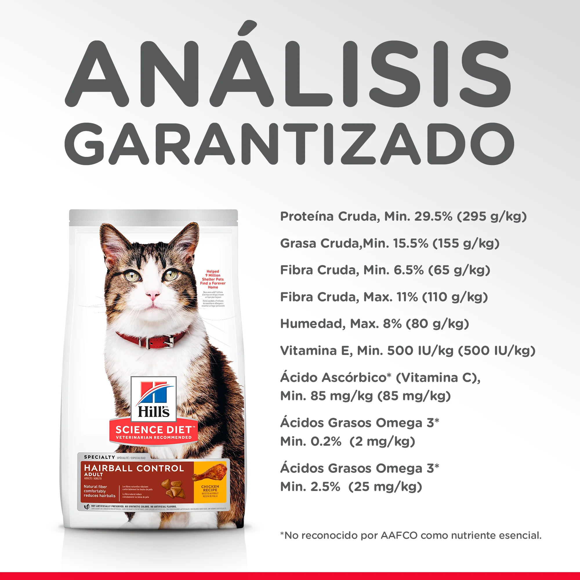 Hill's Science Diet alimento control de bolas de pelo para gato adulto - Image 3