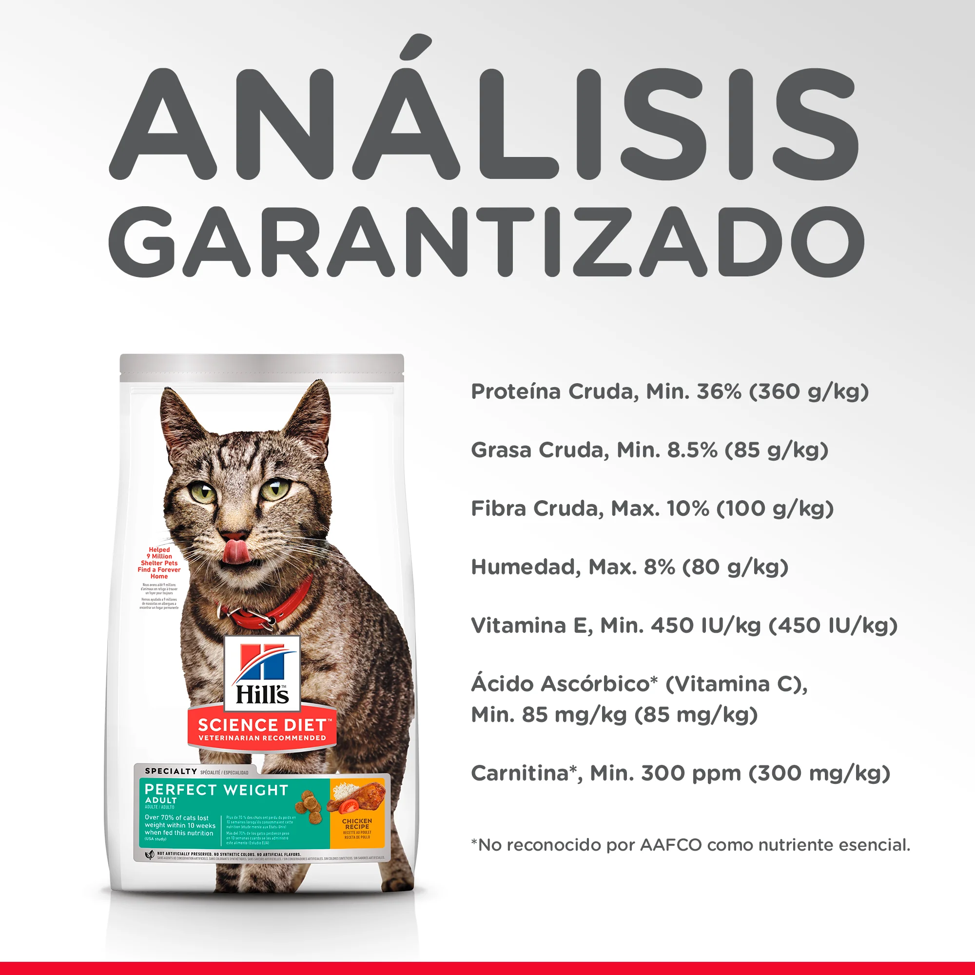 Hill's Science Diet alimento de control de peso para gato adulto 3 Lb (1,36Kg) - Image 3