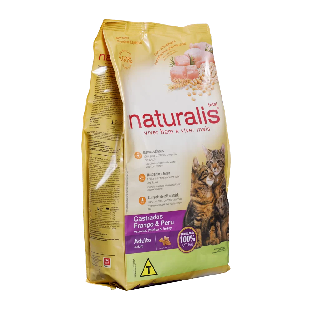 Comida Para Gato Naturalis Adulto Castrado Pollo Pavo Y Frutas 3Kg - Image 3