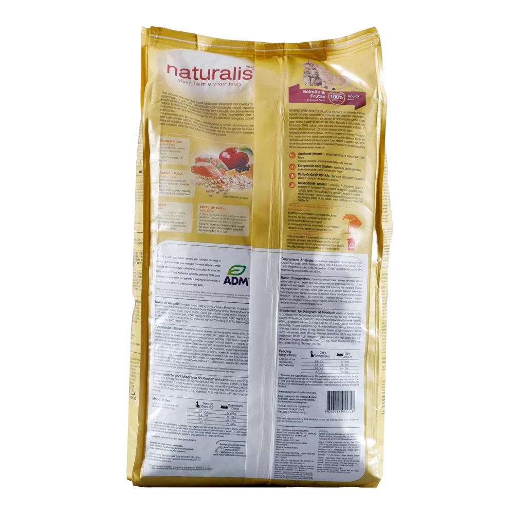 Comida Para Gato Naturalis Adulto Salmón Y Frutas 10,1Kg - Image 2