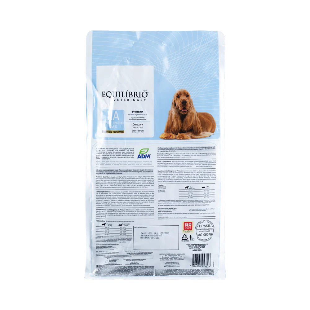 Comida Para Perro Equilibrio Veterinary Hipoalergénico - Image 2