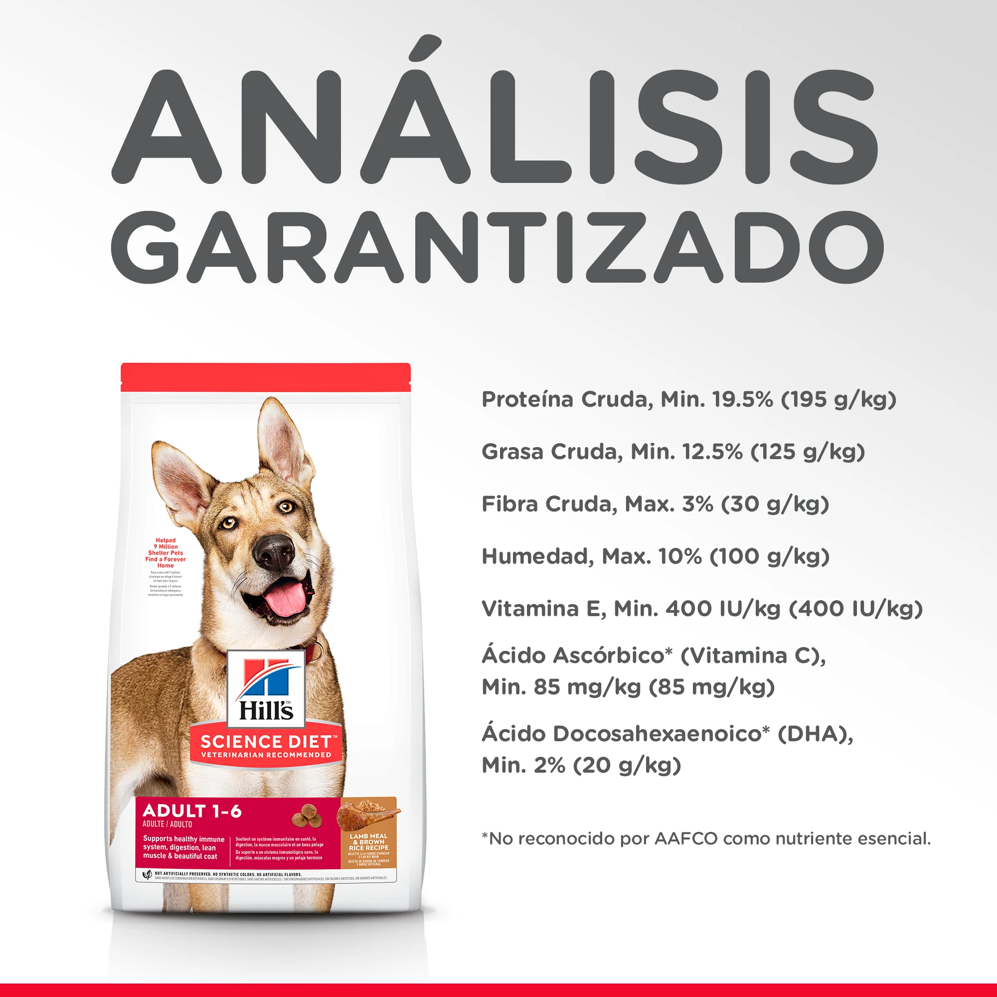 Hill's Science Diet Adult concentrado para perro adulto sabor cordero - Image 3