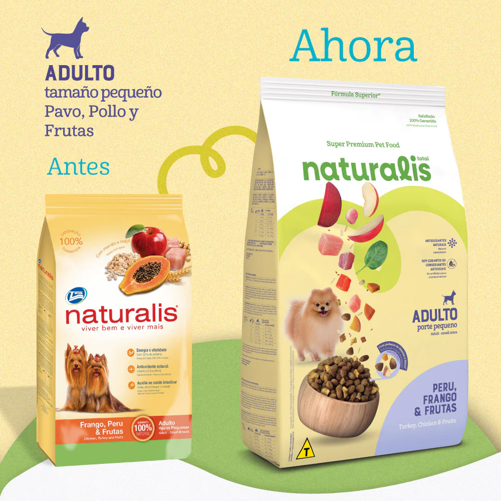Comida para perro Naturalis Adulto Pollo, Pavo y Frutas raza pequeña - Image 3