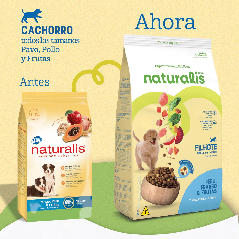 Comida para Perro Naturalis Cachorro Raza Mediana Grande Pollo, Pavo y Frutas 2,5 Kg - Image 3
