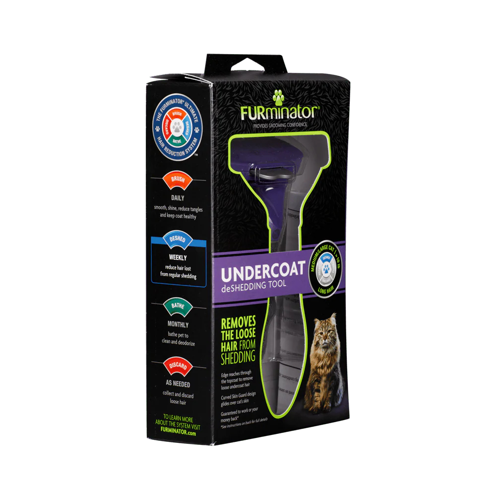 Furminator Desalanador Gato Grande Pelo Largo - Image 4