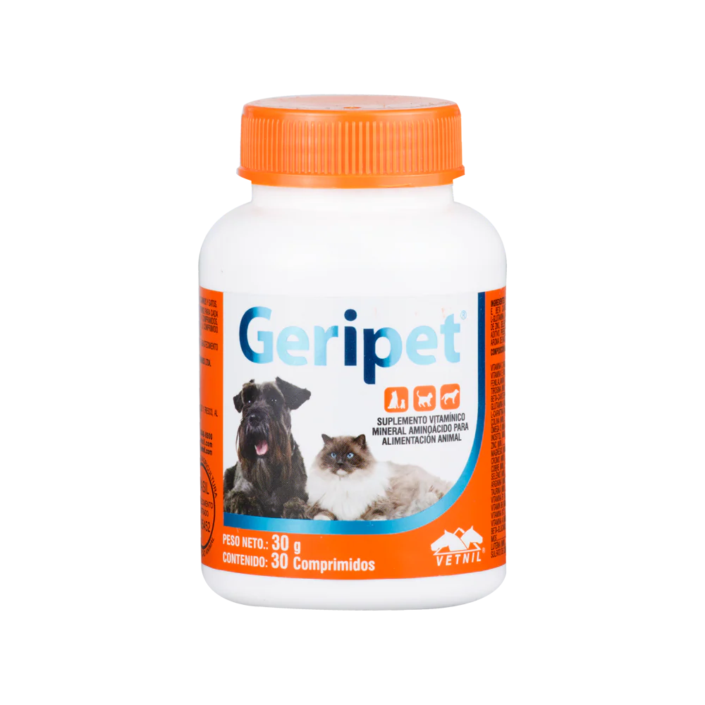 Geripet - Vitalidad Perros y Gatos 30 Tabletas