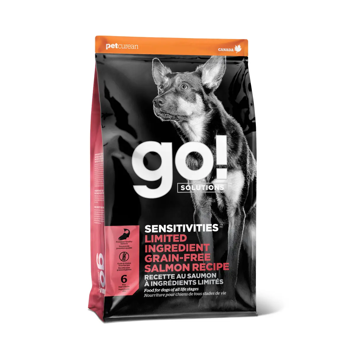 Comida Para Perro Go! Sensitivities limited ingredient grain free salmon recipe for dogs