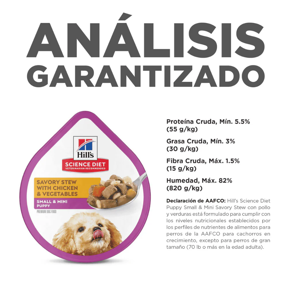 Hill's Science Diet Adulto alimento húmedo perro adulto raza pequeña pollo 99g - Image 5