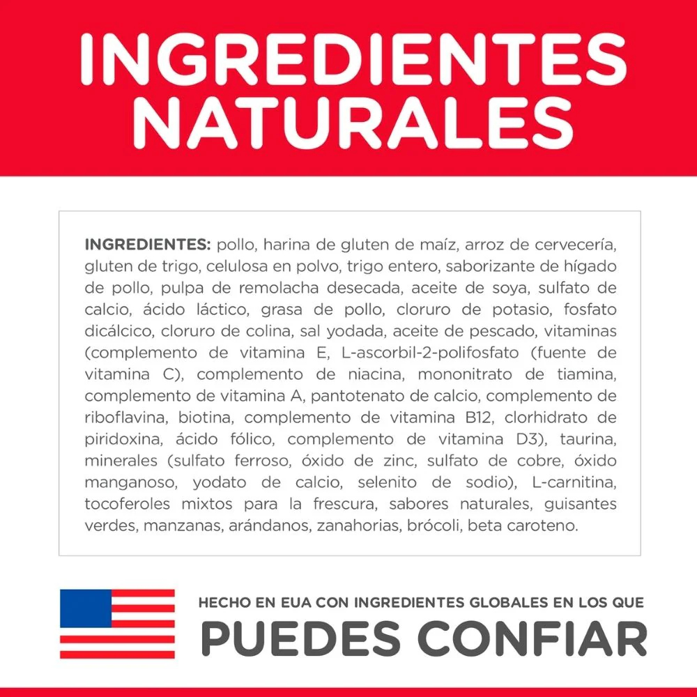 Hill's Science Diet Hairball Light alimento para gato bajo en calorías y control bolas de pelo 7 Lb (3,2Kg) - Image 6