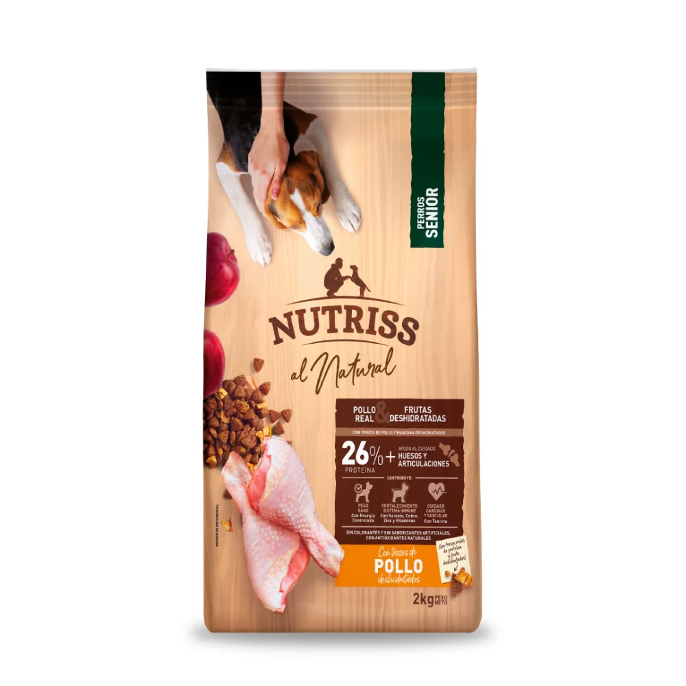 Comida Para Perro Nutriss Al Natural Senior 2Kg