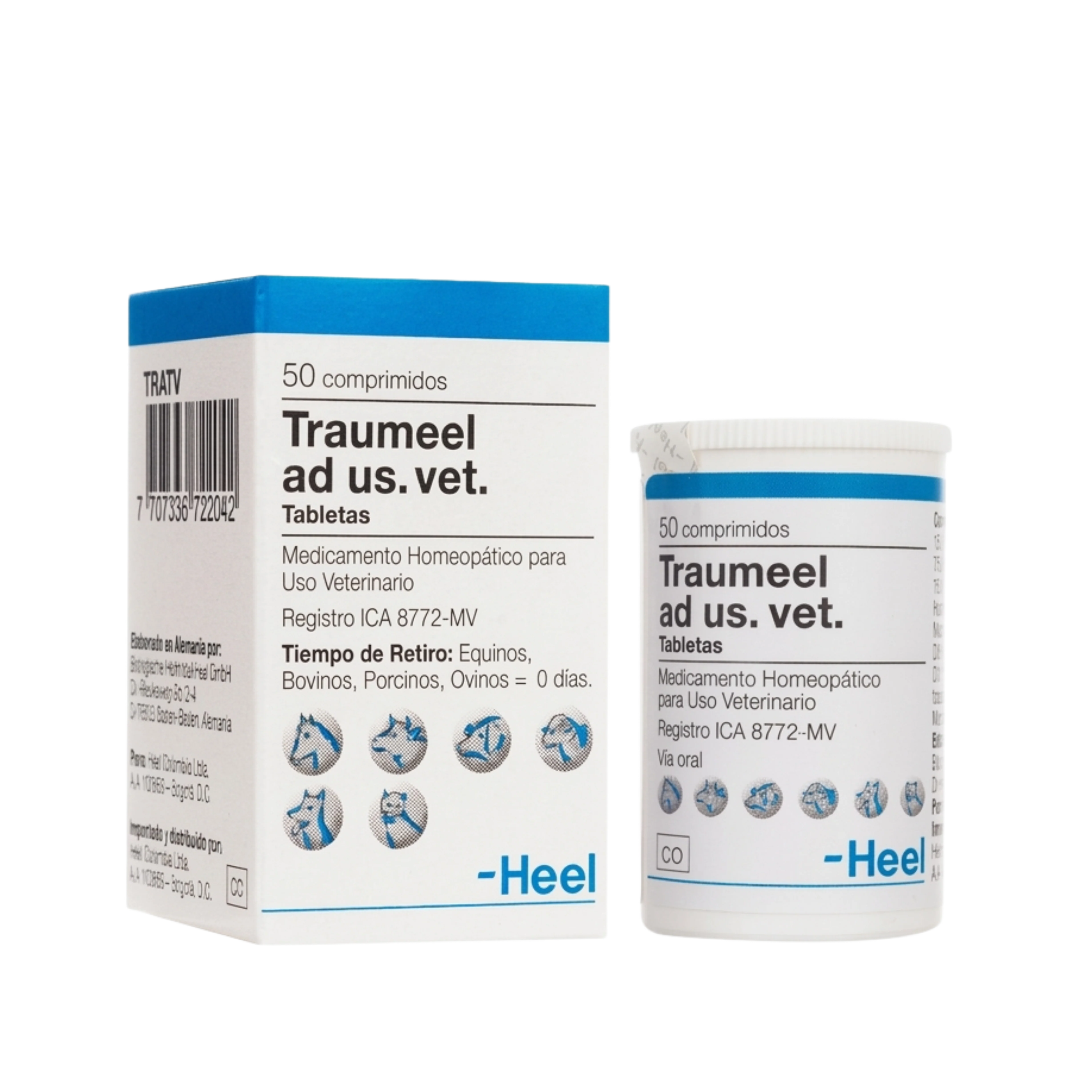 TRAUMEEL AD US VET TABLETAS