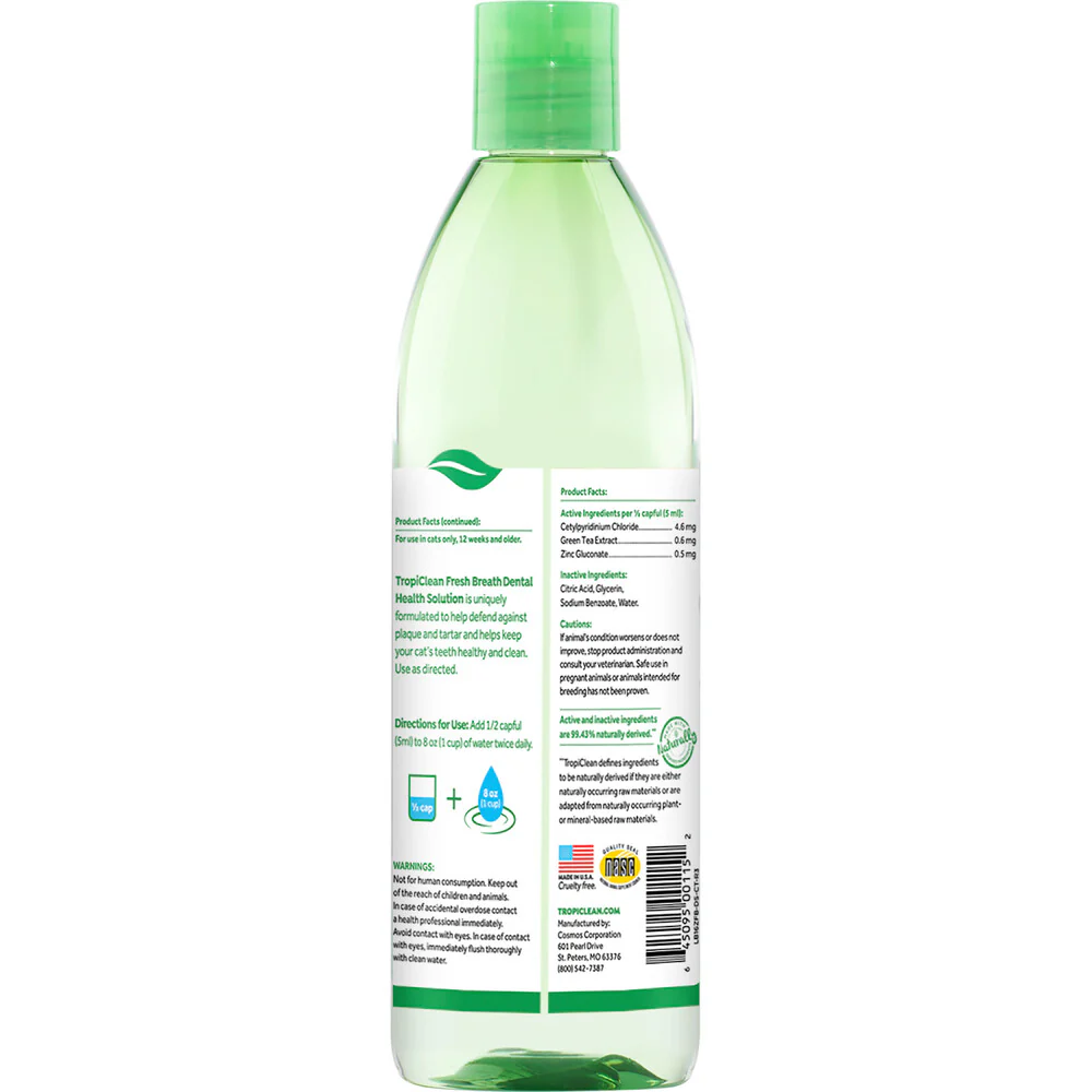 Tropiclean Aditivo Gatos  16OZ - Image 2
