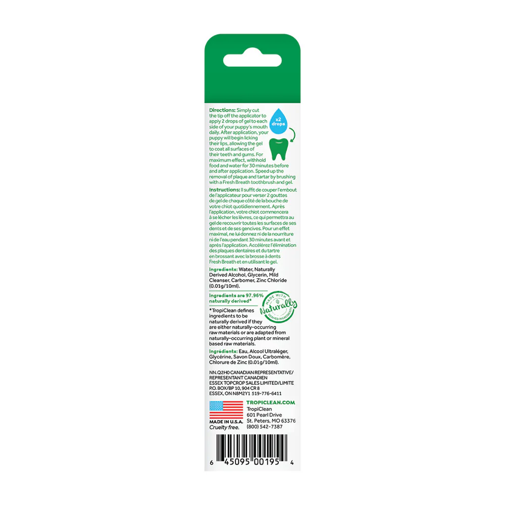 Tropiclean Gel Perro Cachorros 2 Oz - Image 2