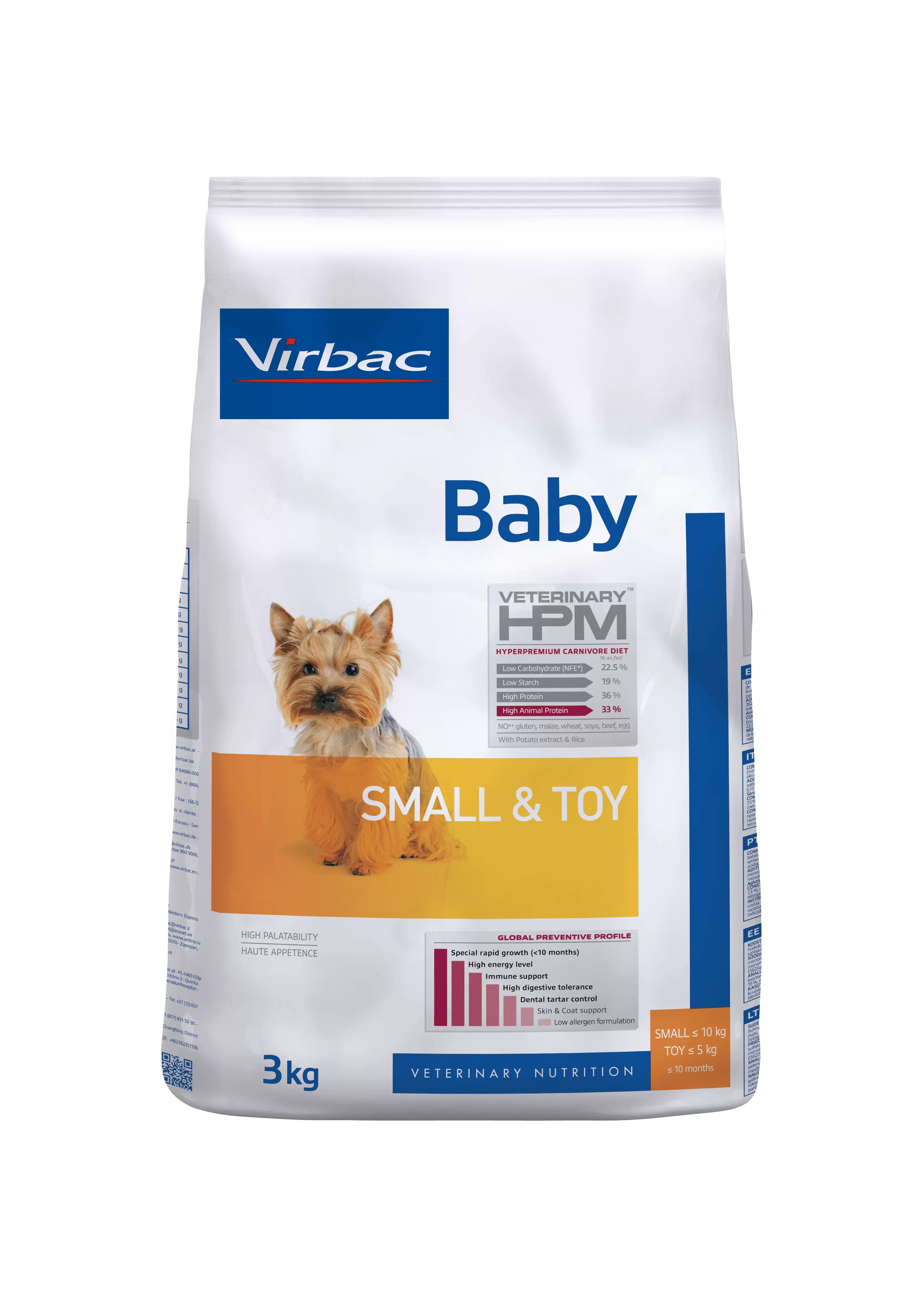 Comida Para Perro Virbac Baby Dog Small & Toy