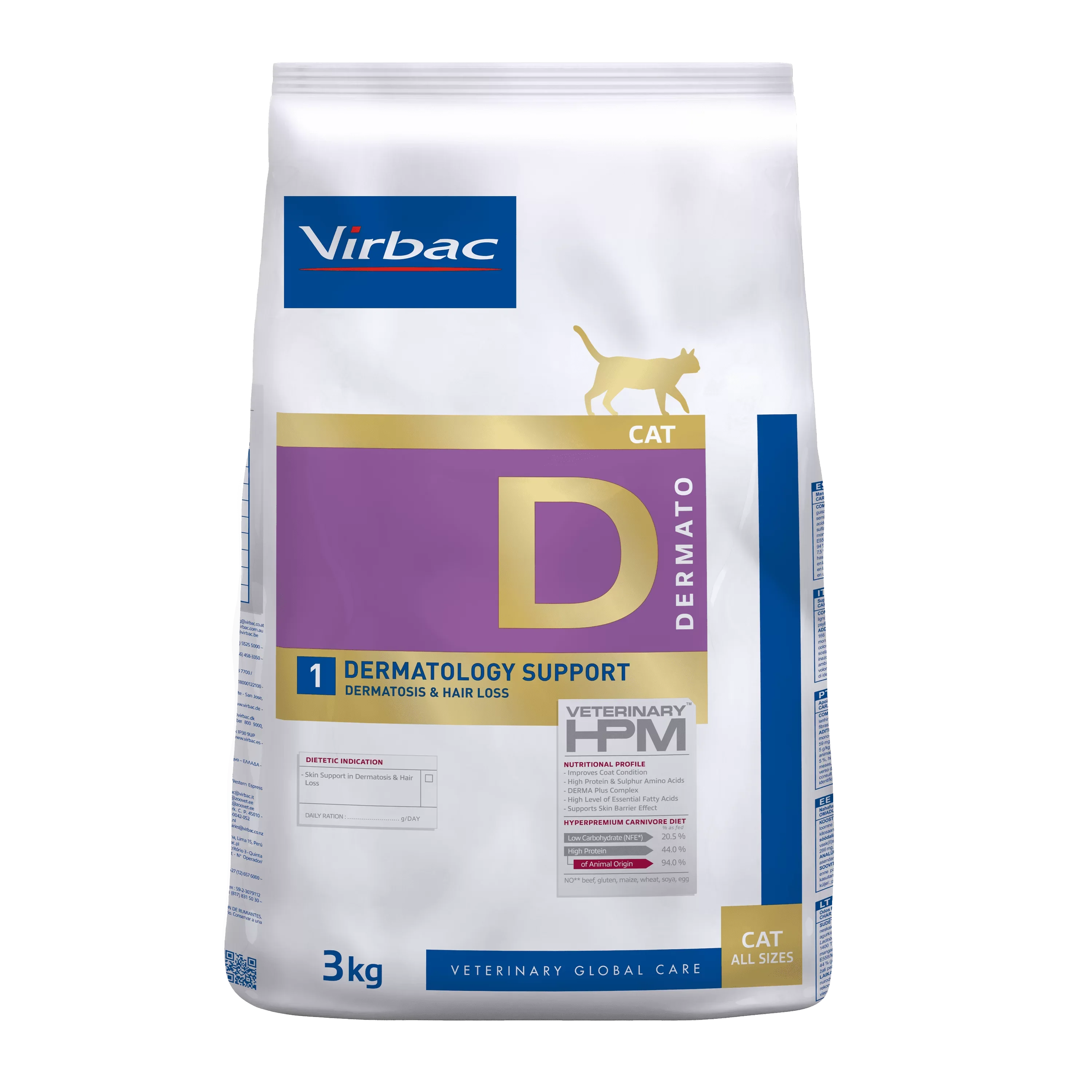 Comida Para Gato Virbac Dermatology Support