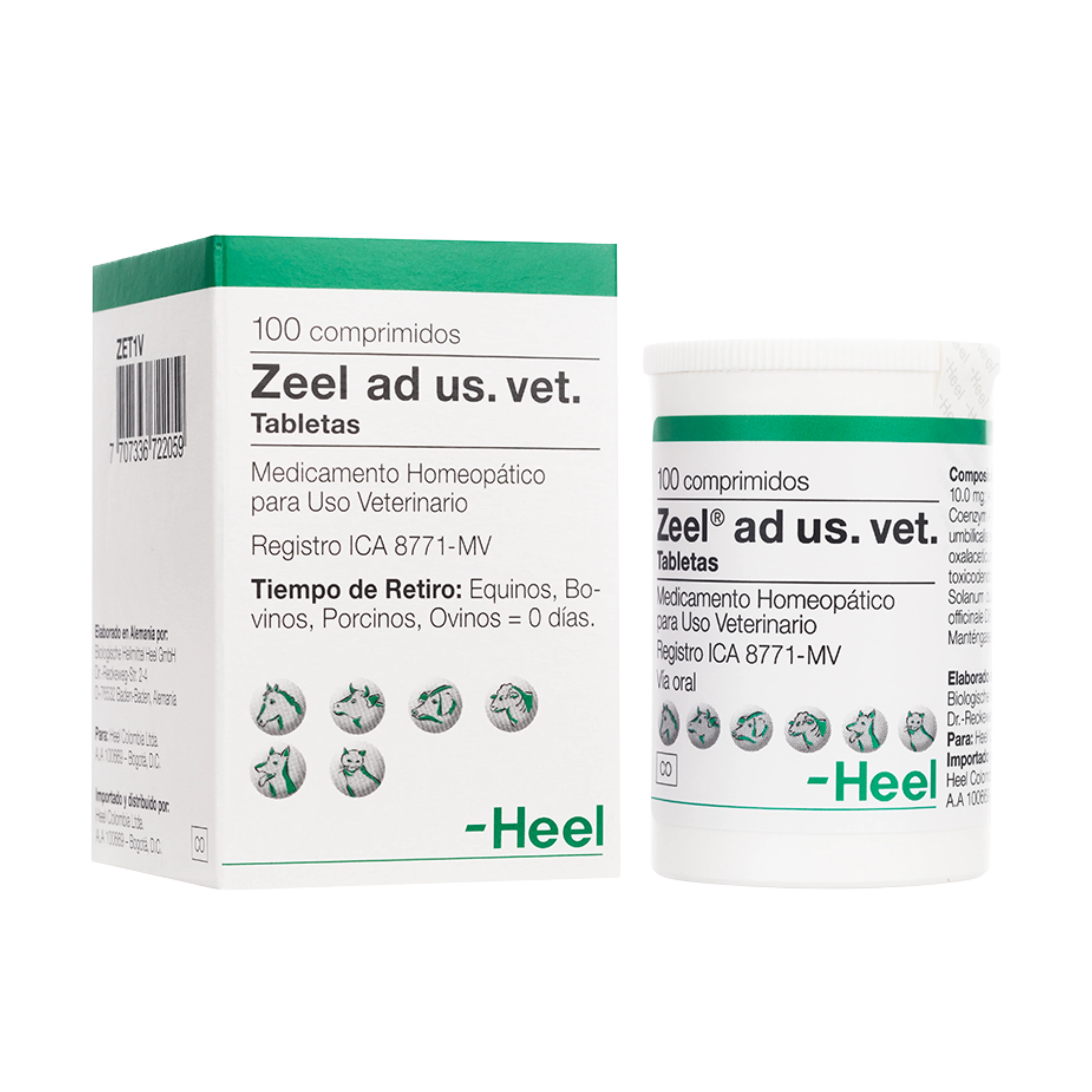 ZEEL AD US VET TABLETAS x100